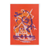 Abstract Art Photographic Print, Modern Wall Decor, Orange Purple Art, Unique Home Decor, Colorful Art Print, Trendy Art - Tawshia